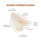 Rodillo y Gua Sha de Resina Natural para Masaje Facial y Corporal