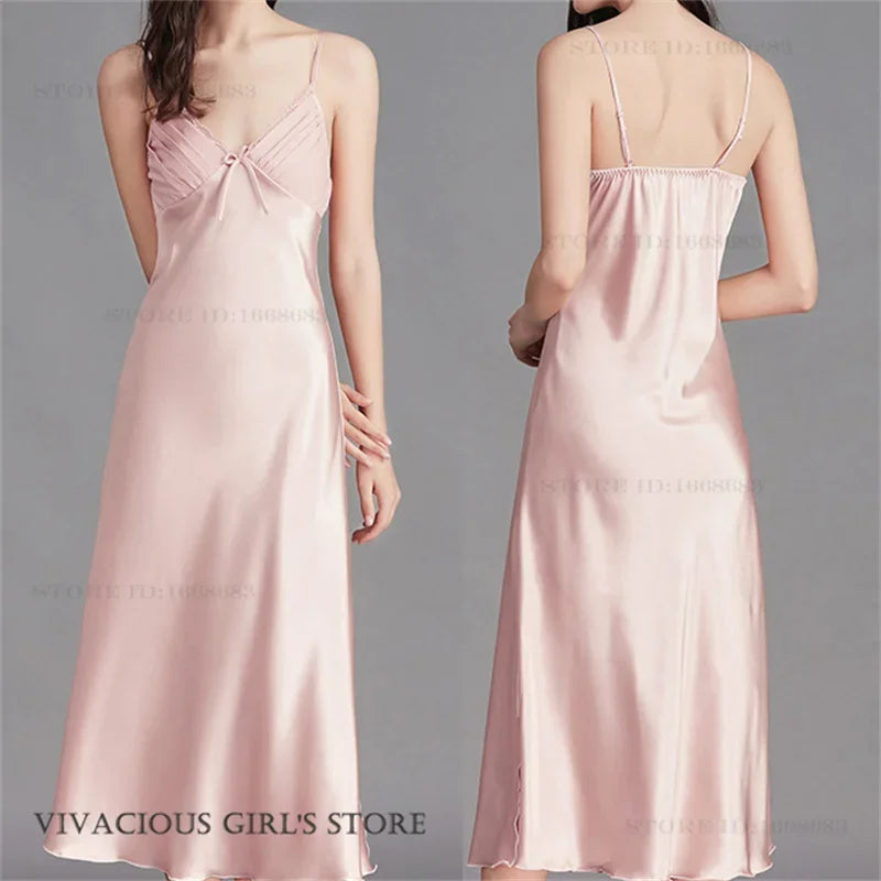 Camisón Largo con Tirantes | Talla Grande