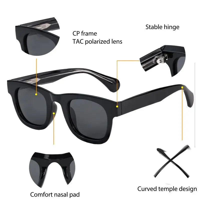 Gafas de Sol Cuadradas trendy | Estilo Clásico | Protección UV400