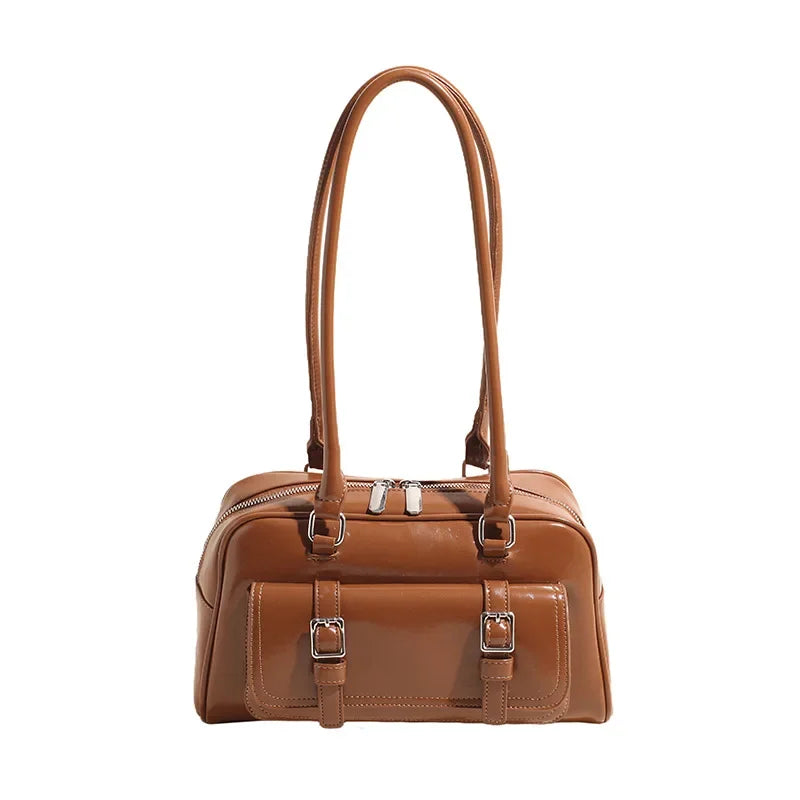 Bolsos De Mano Vintage De Lujo Mujer Elegantes De Piel Sintética