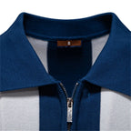 Polo Panel Contraste Rayas Hombre | Transpirable Ajuste Cómodo | Tallas S-XXL | Tico Trendy
