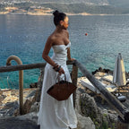 Vestido Largo Sin Mangas Elegante Playa Verano Mujer 2025