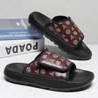 Sandalias Hombre Cuero Artificial Retro Cómodas Planas Aire Libre | Verano 2025