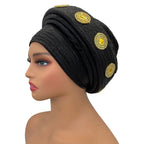 Turbante Africano de Moda para Mujer, Autogele