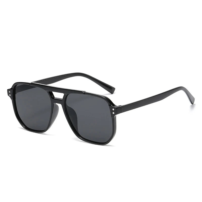 Gafas de Sol Clásicas Piloto Vintage Grandes Doble Haz
