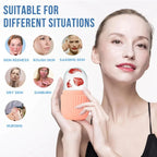 Rodillo Facial de hielo de acero inoxidable, juego de tablero Gua Sha, masajeador Facial, rodillo de masaje Facial, herramientas de belleza para el cuidado de la piel, 1/3 Uds.
