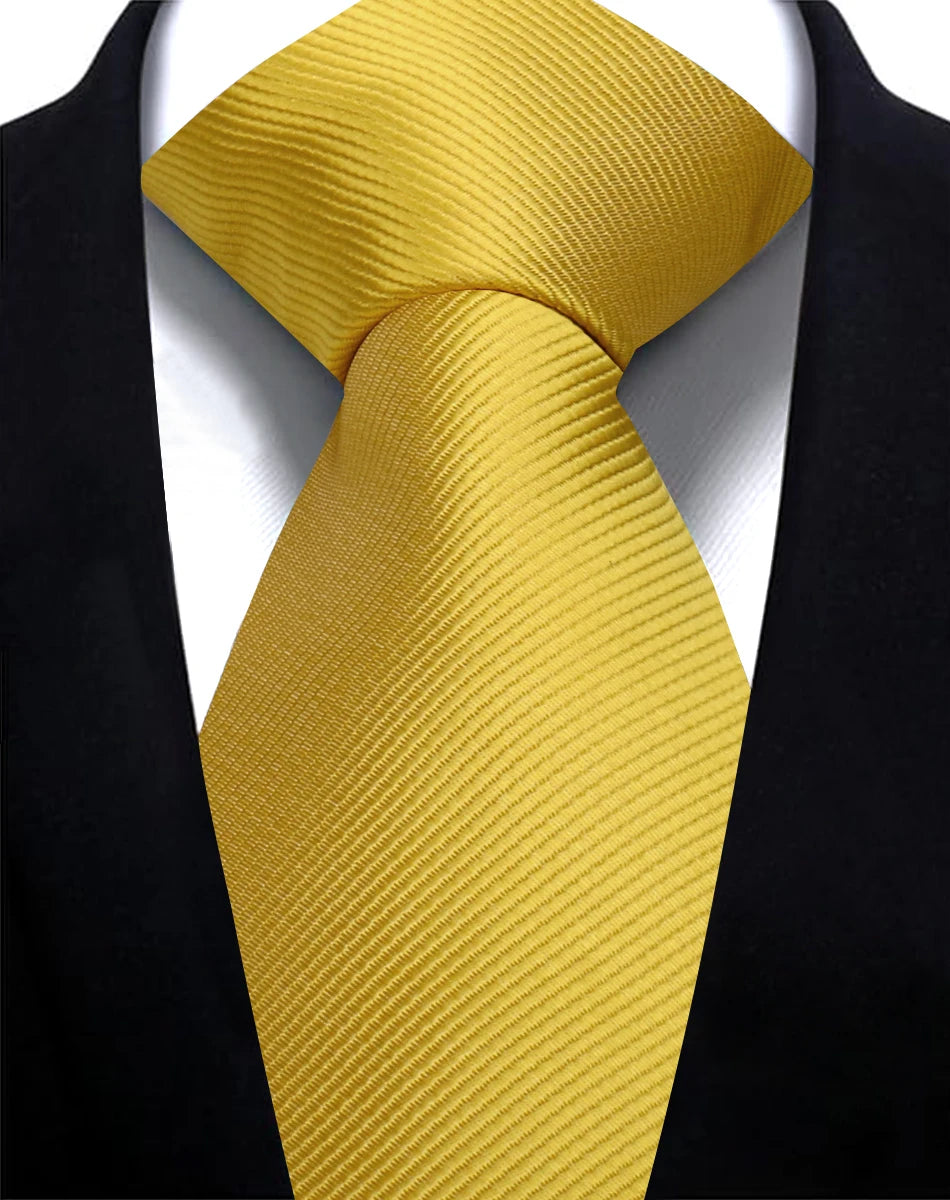 Corbata Lisa De Poliéster Negocios Boda Accesorio De Moda