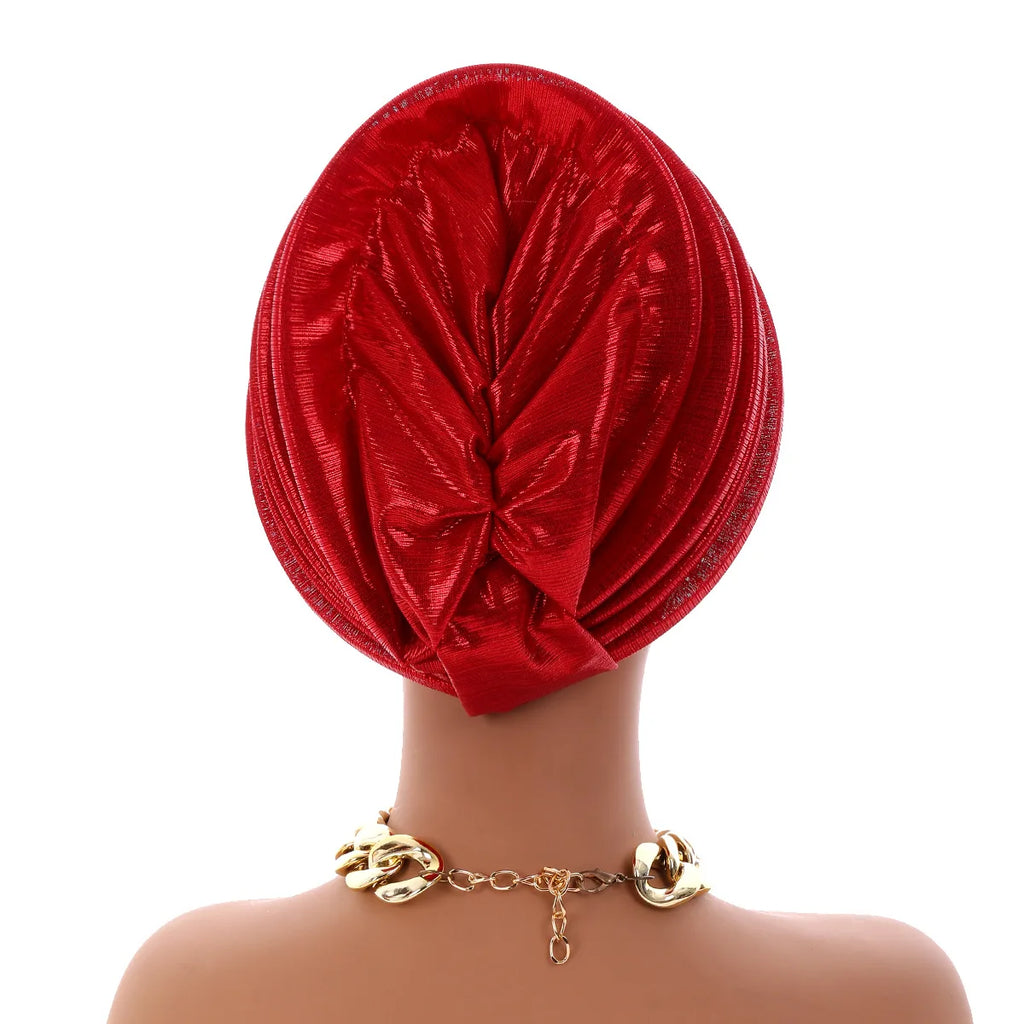Boina Espiral con Hojas y Pedrería para Mujer