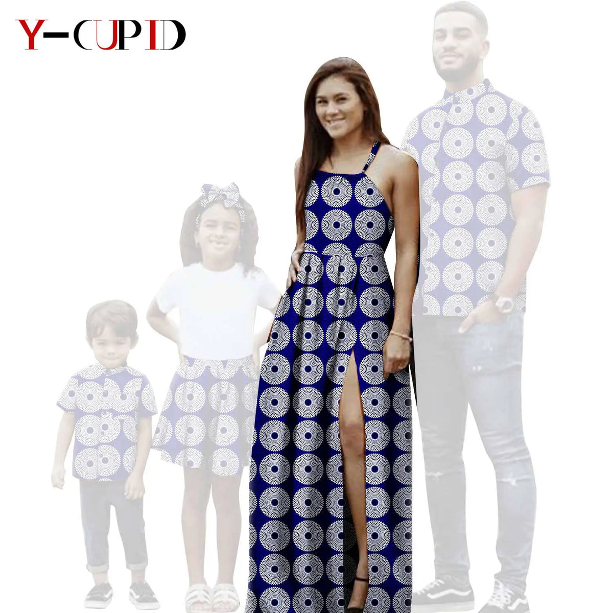 Vestido Sexy y Camisa Dashiki Familiar | Tico Trendy