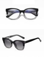 Gafas Ópticas Polarizadas 2 en 1 Clip Magnético | TR90 Titanio Miopía Graduadas Negocios