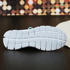 Zapatillas de Punto Transpirables | Plataforma | Suela Blanda | Talla Grande | Verano
