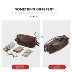 LAORENTOU, bandolera de piel auténtica para mujer, nuevo bolso cruzado para mujer, bolso de mano largo de diseño lujoso, bolso informal que combina con todo, 2025