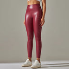 Pantalón Lápiz Alto Ticotrendy | Cuero PU Elástico | Otoño Invierno