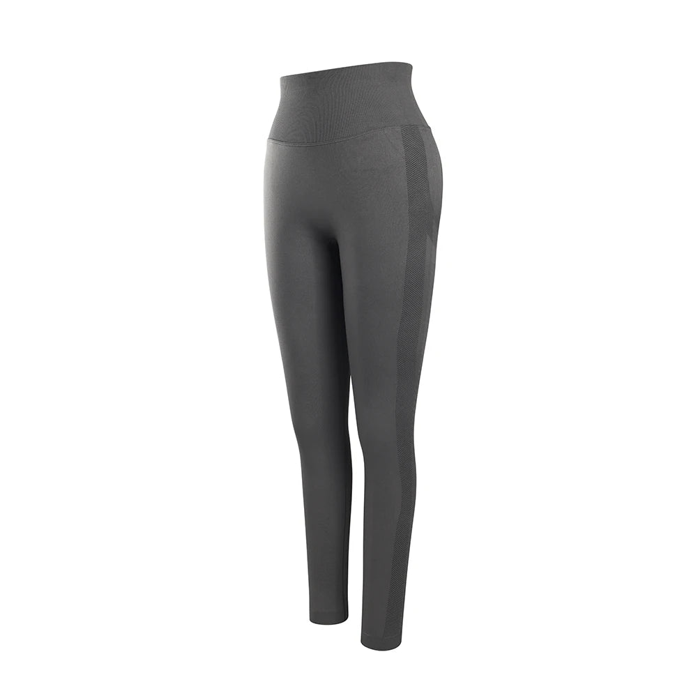 VEQKING-pantalones de Yoga sin costuras para mujer, mallas deportivas de secado rápido, mallas deportivas de cintura alta para gimnasio, pantalones de entrenamiento con fruncido en el trasero