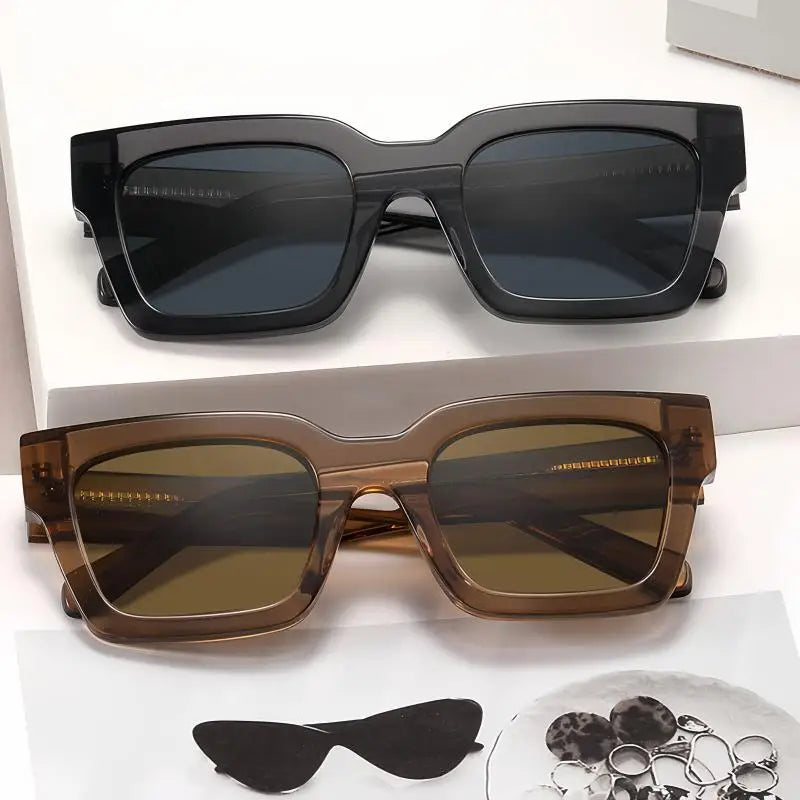 Gafas de Sol Polarizadas CATERSIDE | Cuadradas Minimalistas | Unisex
