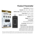 MicroDrive | Unidad Flash USB 4 en 1 | Alta Velocidad | Tipo C y Micro USB | 64GB