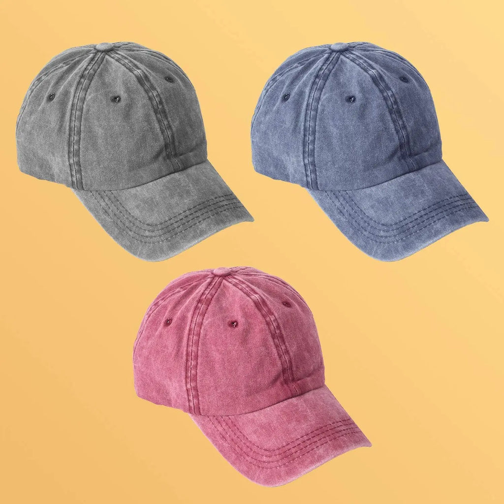Gorra de béisbol lisa lavada de primavera, sombreros Retro ajustables para papá, regalo para hombres y mujeres, algodón no estructurado, moda de Color sólido