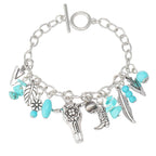 Pulseras de Cuero para Hombre y Mujer |  Hojas y Plumas  |  Dijes de Animales