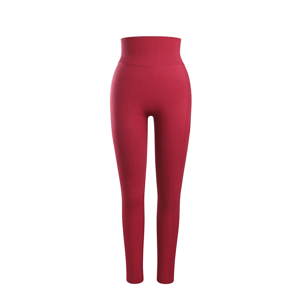 Pantalones Yoga Sin Costuras para Mujer | Secado Rápido y Cintura Alta | Fruncido en el Trasero | Tico Trendy