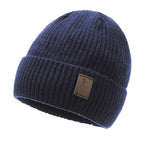 Gorro Punto Grueso Terciopelo Térmico Ajustable | Invierno Frío Montañismo Unisex