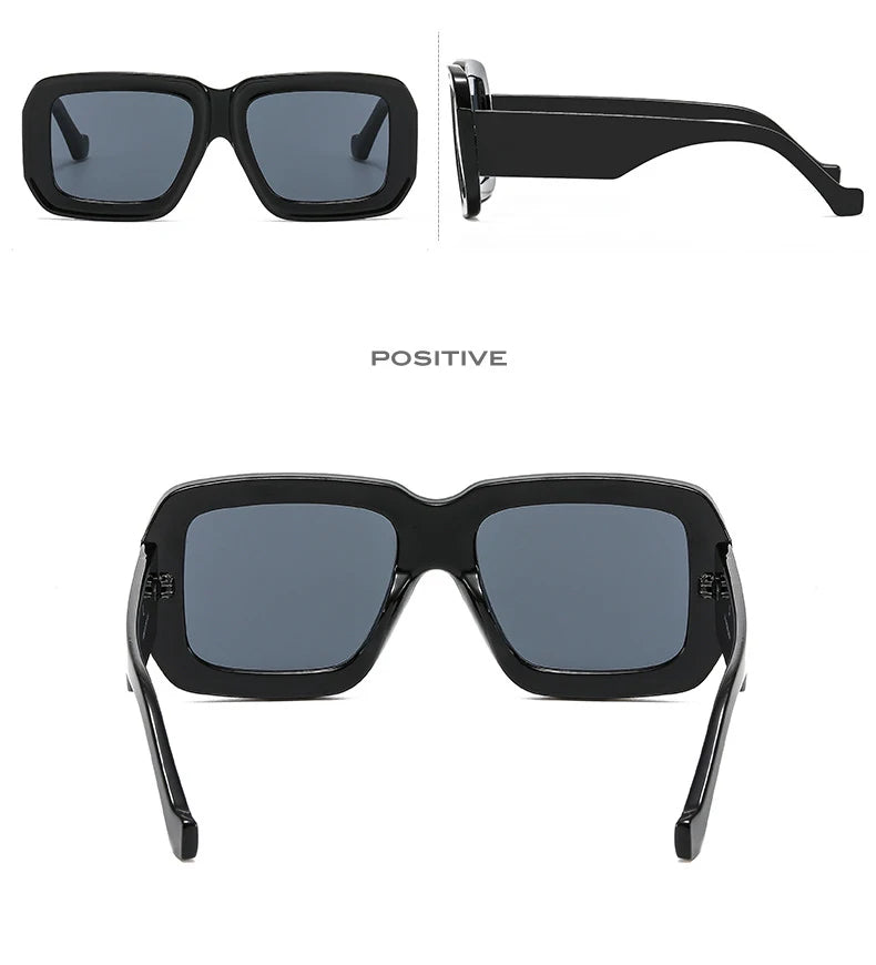 Gafas de Sol Cuadradas Grandes Retro Estilo Único Moderno