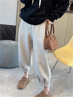 Pantalón Chándal Lana Cálida | Holgado Y2K | Cintura Alta | Moda Invierno |Ticotrendy