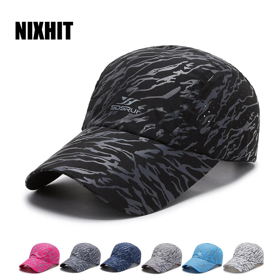 Gorra Béisbol Fina Transpirable Secado Rápido Ajustable | Deporte Viaje Unisex
