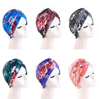 Turbante Hijab musulmán con estampado de volantes para mujer, gorro para envolver la cabeza, Hijab islámico árabe, abaya