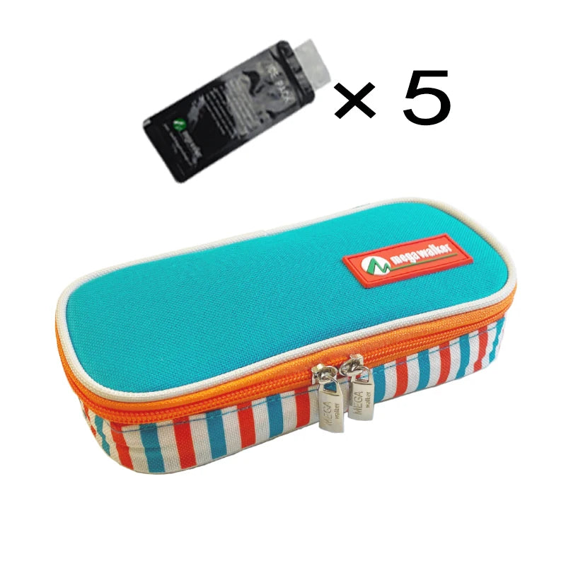 Caja enfriadora de insulina mega, bolsa de tamaño mediano, Estuche De Viaje de insulina para diabéticos con aislamiento portátil, bolsa de hielo de papel de aluminio de tela de nailon