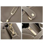 LAORENTOU Bolso cruzado de cuero de vaca para mujer, bolso de hombro informal a la moda, regalo de Festival para esposa, mamá