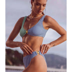 Bikini de Dos Piezas con Concha - Top Sexy para Playas de Guanacaste