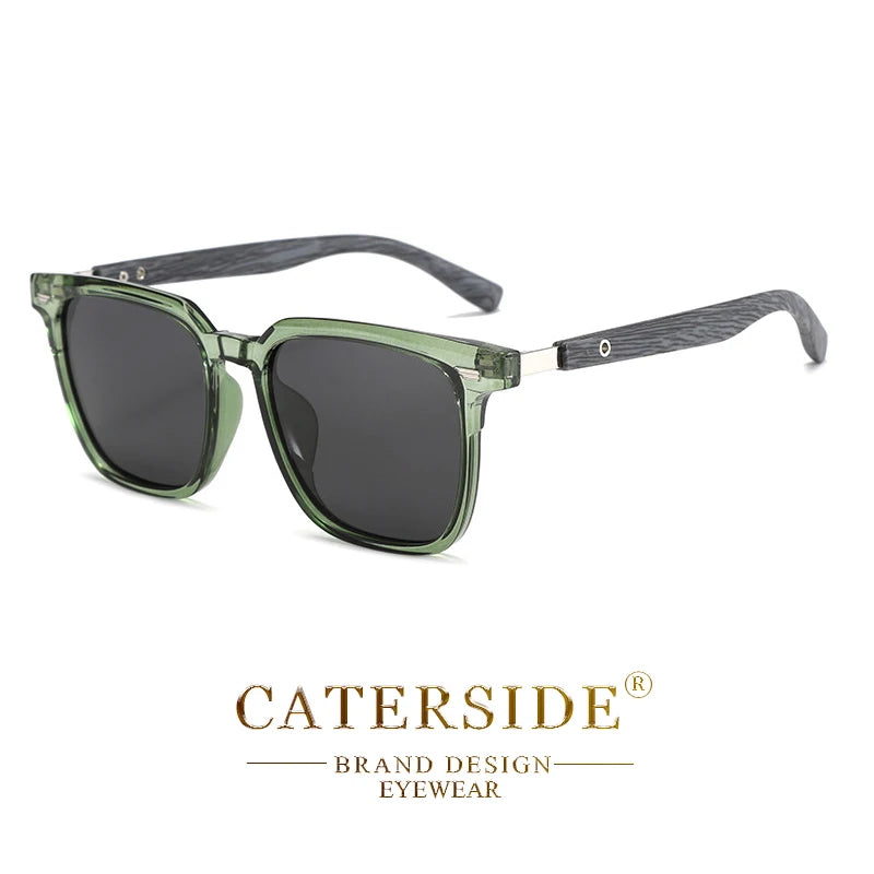 Gafas de Sol Polarizadas CATERSIDE | Montura TR90 y Patillas de Madera | UV400