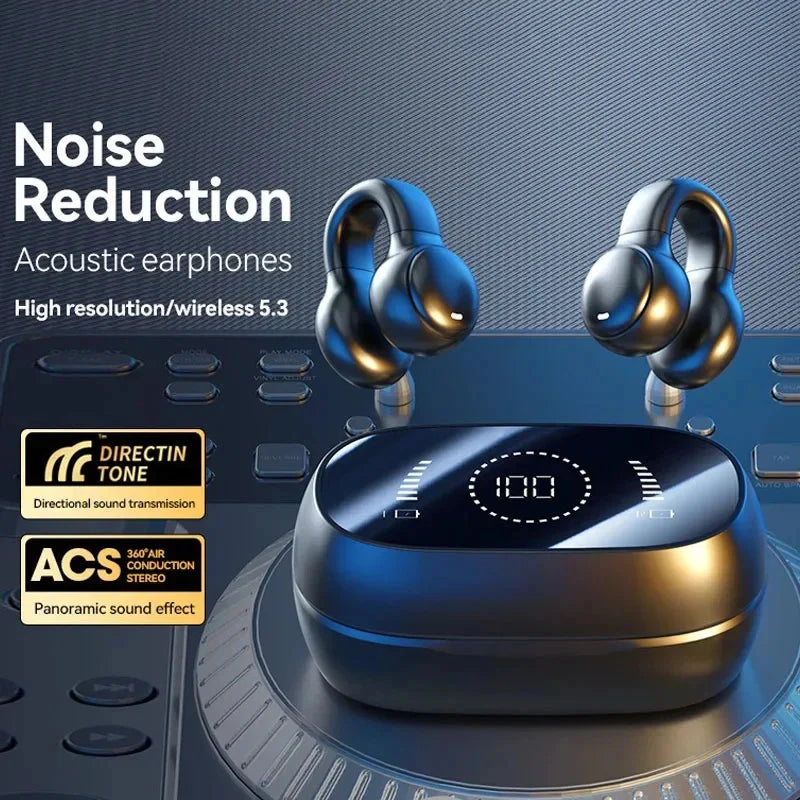 Auriculares Sony Bluetooth 5.3 TWS | Conducción Ósea | Reducción de Ruido | Estéreo HiFi | Impermeables