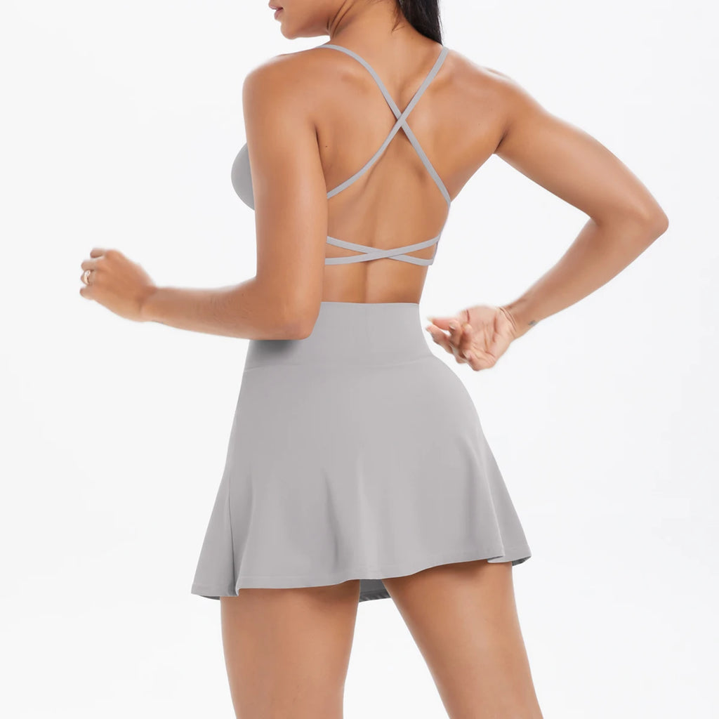 Conjunto Deportivo Yoga 2 Piezas | Ticotrendy Sujetador Shorts Mujer Estilo Fitness