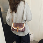 Bolso de Lunares Retro Francés para Mujer, Hombro y Bandolera