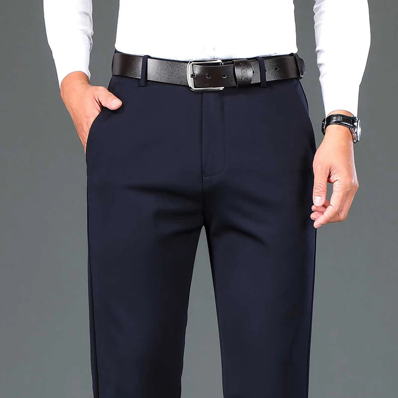 Pantalones de Traje para Hombre | Colores Negro, Azul Marino y Gris  | Ticotrendy
