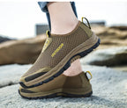 Mocasines Casuales Hombre | Malla Respirable Ligera Confort Estilo Tico | Talla Grande