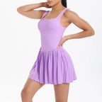 Mono Deportivo de Yoga Mujer | Ticotrendy Ropa Casual Fit Cuello Oblicuo sin Mangas