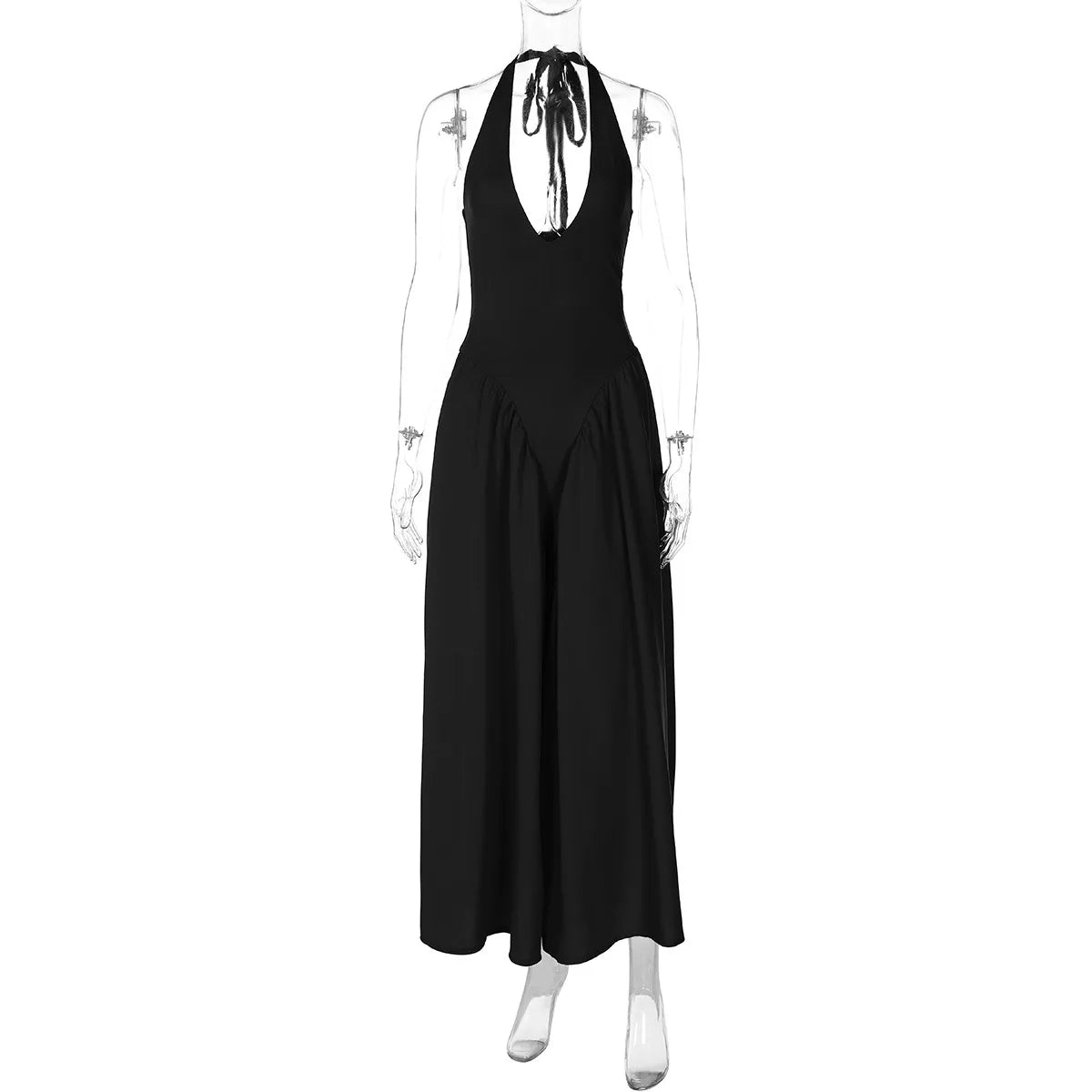 Vestido de fiesta con escote en V y espalda descubierta | Vestidos largos sexys