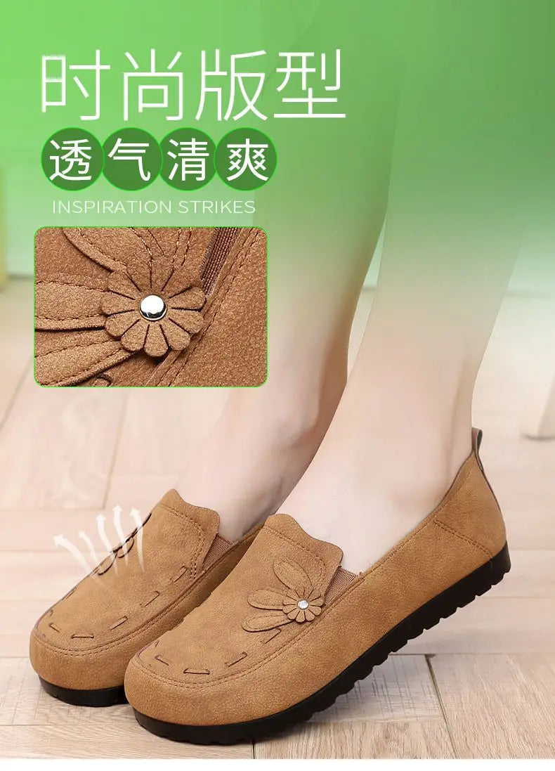 Mocasines sin Cordones | Felpa Sintética | Suela Blanda Antideslizante | Primavera 2025