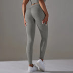 Leggings Sin Costuras Mujer | Yoga Gimnasio | Cintura Alta Ajuste Push Up