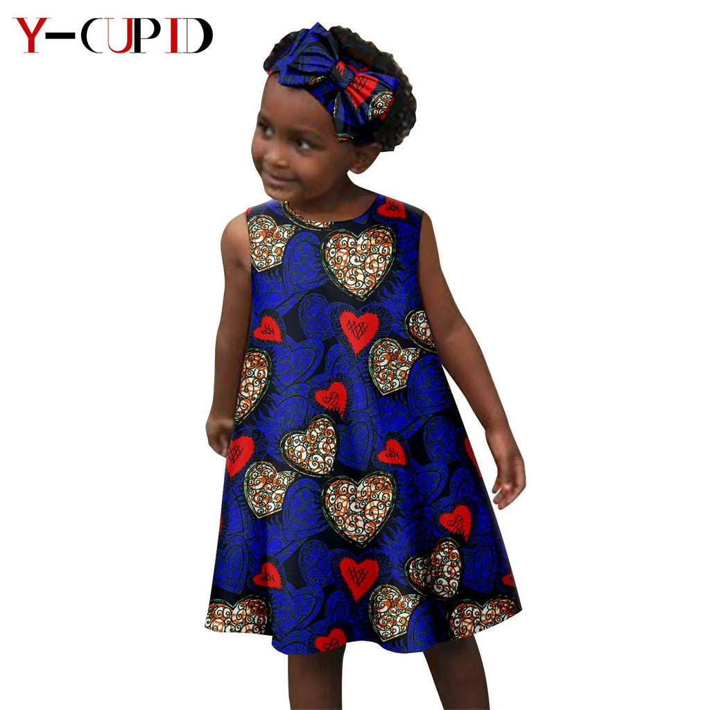 Vestido Acampanado Algodón Verano Niña | Diadema a Juego | Tallas XS-XXL | Tico Trendy