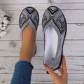 Mocasines ZOKI a Rayas | Punto Transpirable | Sin Cordones | Suela Suave Antideslizante