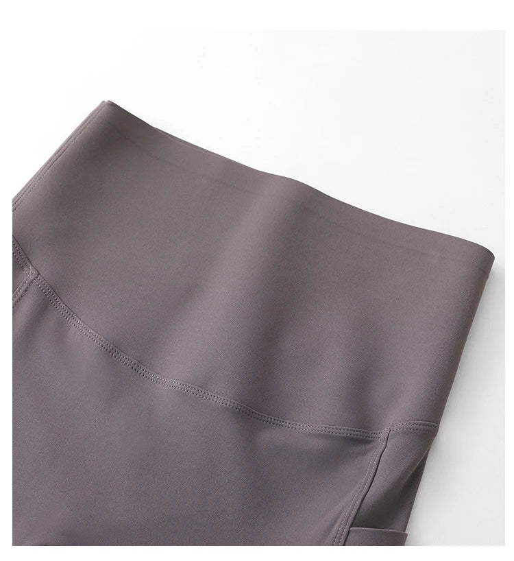 Mallas Piel Tiburón Raya Bolsillo | Cintura Alta Ajustado Fitness | Yoga Ciclismo Correr Otoño | Ticotrendy