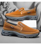 Mocasines Lona Hombre 2025 ∣ Sin Cordones ∣ Suela Gruesa Ligera