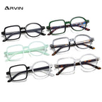 Montura Gafas Asimétricas Retro Redondas Cuadradas | Lentes Transparentes Unisex Ópticas