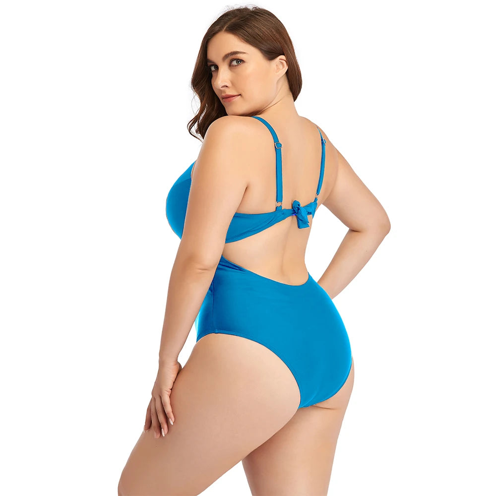 Traje de Baño Una Pieza Talla Grande | 3XL-XXL | Mujer