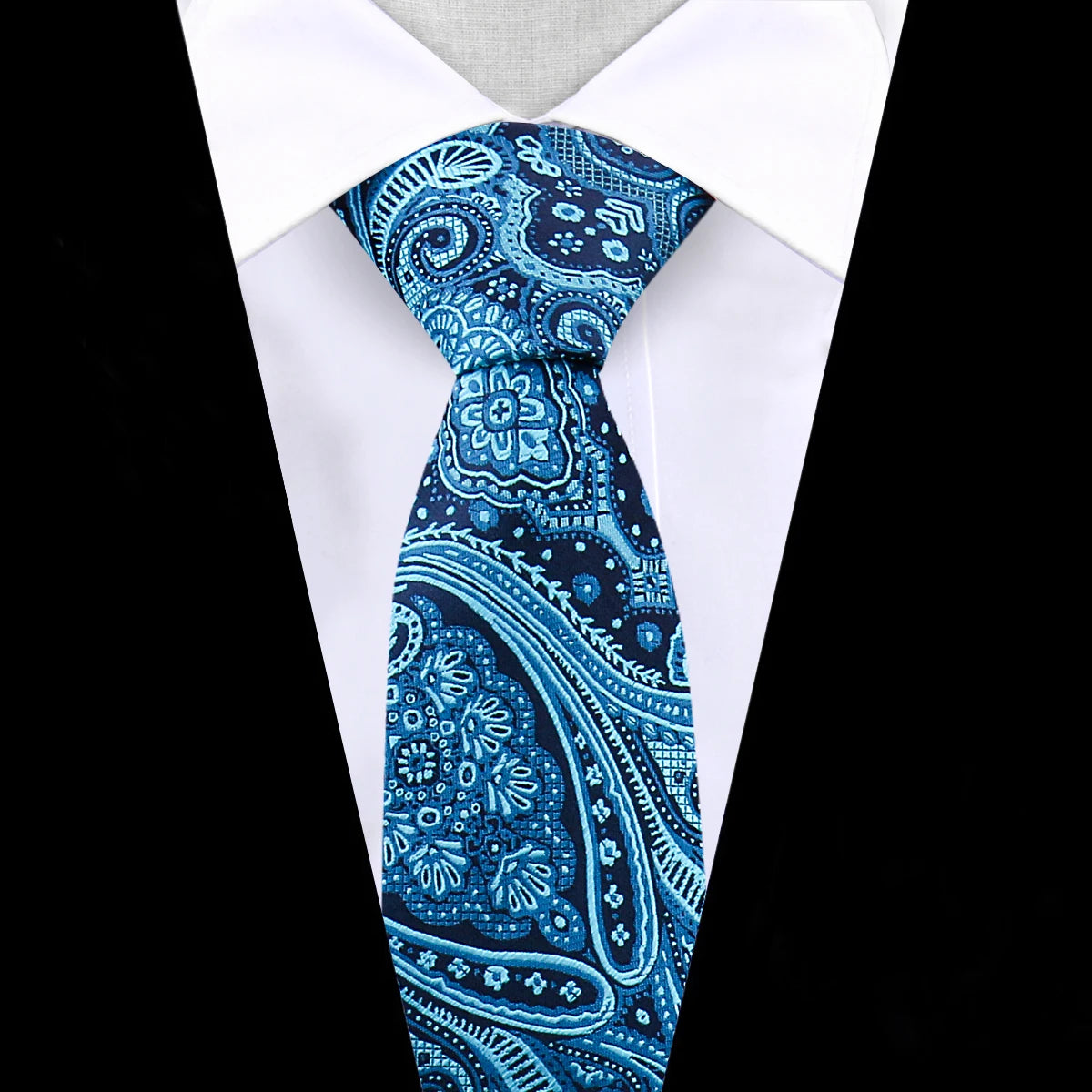 Corbata Jacquard De Poliéster Negocios Boda Accesorio De Moda
