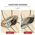 Marca LAORENTOU, bolso de hombro para mujer de piel sintética, bolso de viaje de gran capacidad con superficie suave para Otoño e Invierno 2025