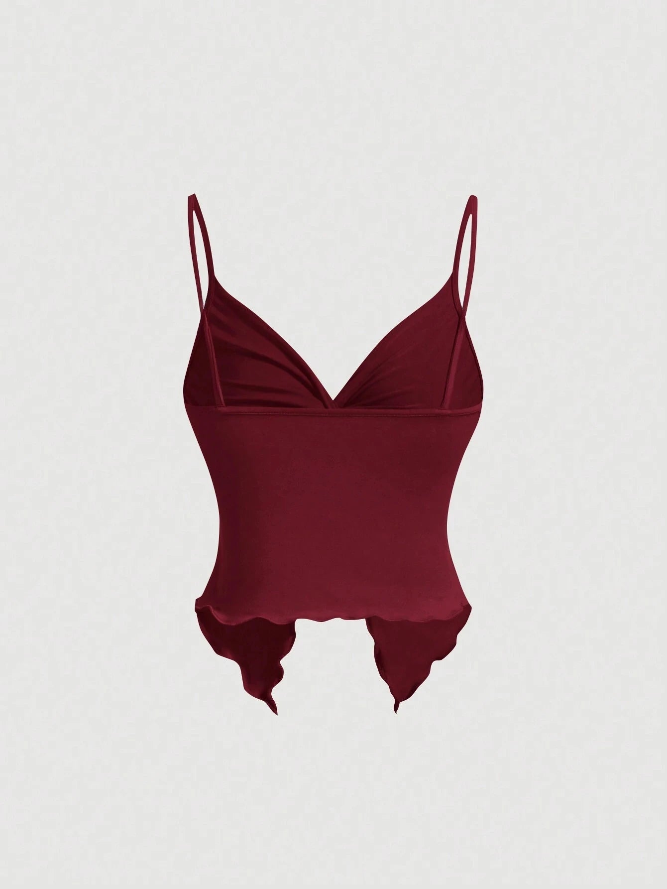 Top corto informal entrecruzado en la parte delantera para mujer, Top corto de Color sólido, camisola sin mangas ajustada con espalda descubierta, ropa de calle, verano 2025